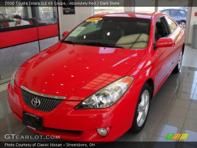 2006 Toyota Solara SLE V6 Coupe in Absolutely Red