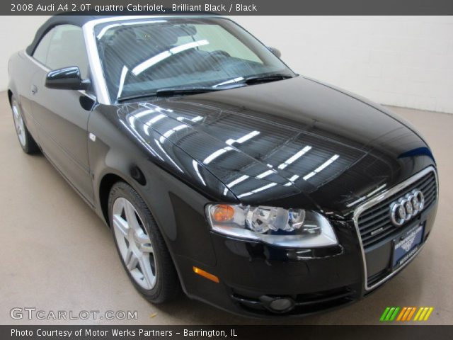 2008 Audi A4 2.0T quattro Cabriolet in Brilliant Black