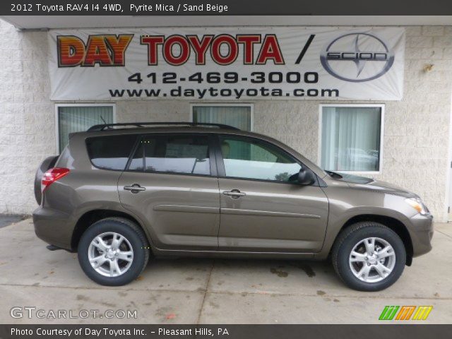 2012 Toyota RAV4 I4 4WD in Pyrite Mica