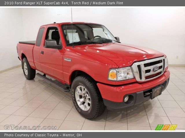 2010 Ford Ranger XLT SuperCab 4x4 in Torch Red