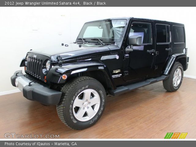 2012 Jeep Wrangler Unlimited Sahara 4x4 in Black