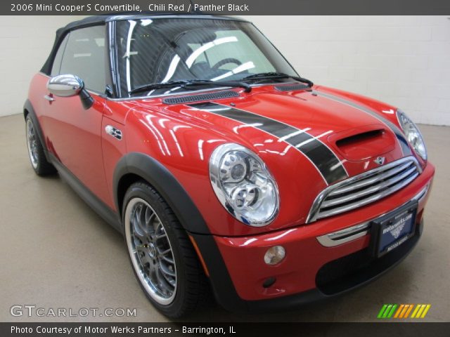 2006 Mini Cooper S Convertible in Chili Red