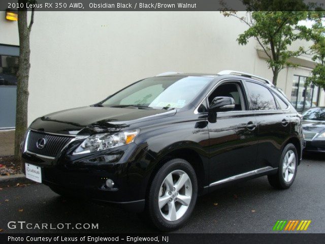 2010 Lexus RX 350 AWD in Obsidian Black