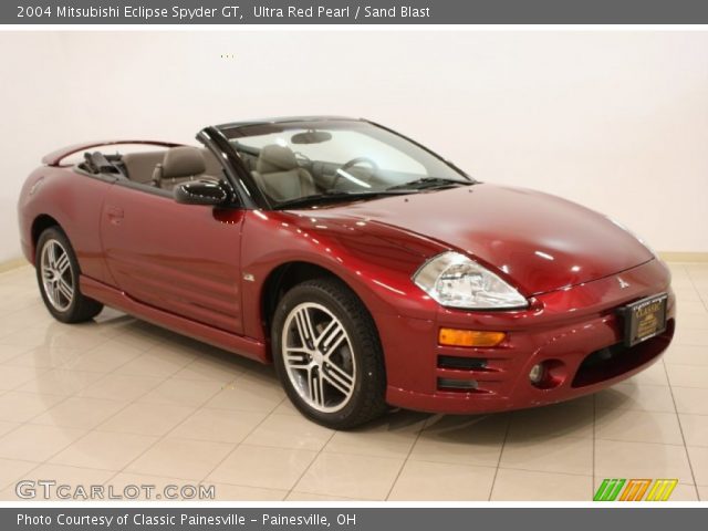 2004 Mitsubishi Eclipse Spyder GT in Ultra Red Pearl