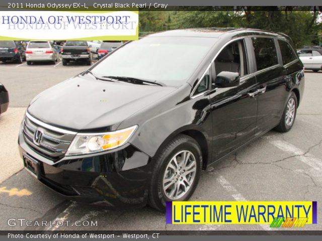 2011 Honda Odyssey EX-L in Crystal Black Pearl