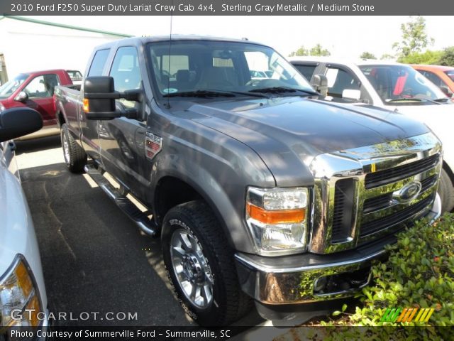2010 Ford F250 Super Duty Lariat Crew Cab 4x4 in Sterling Gray Metallic