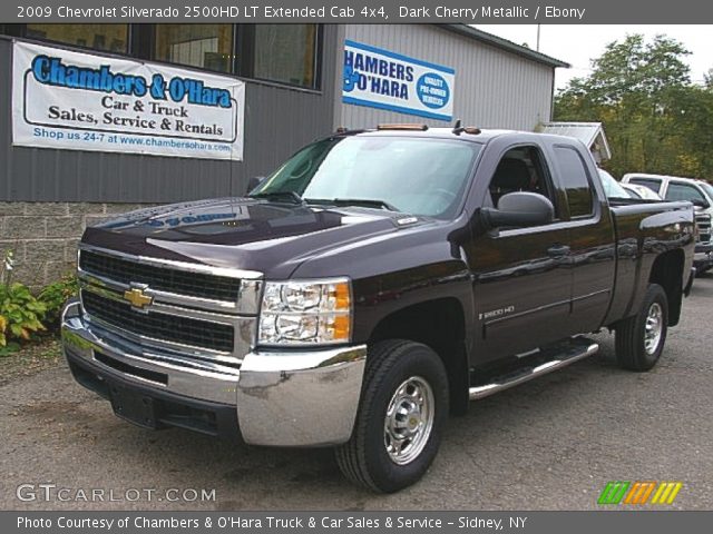 2009 Chevrolet Silverado 2500HD LT Extended Cab 4x4 in Dark Cherry Metallic
