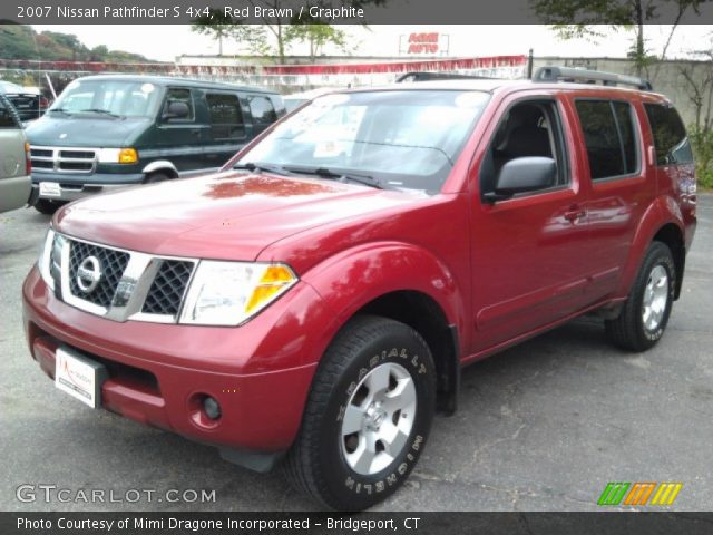 2007 Nissan Pathfinder S 4x4 in Red Brawn