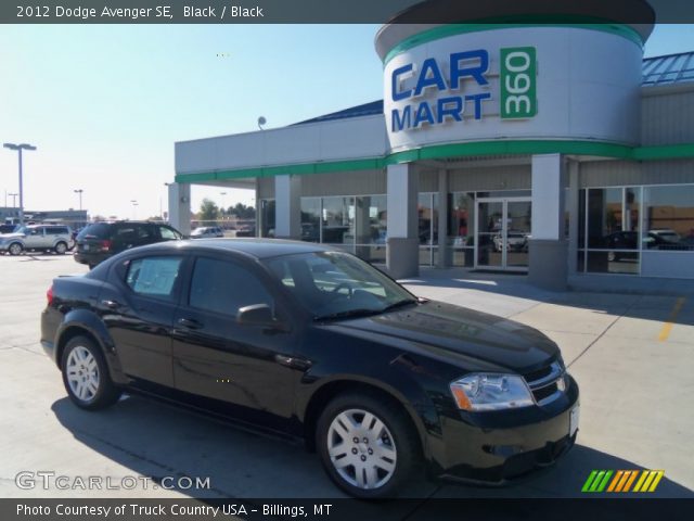 2012 Dodge Avenger SE in Black