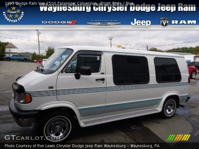 1995 Dodge Ram Van 2500 Passenger Conversion in Bright White