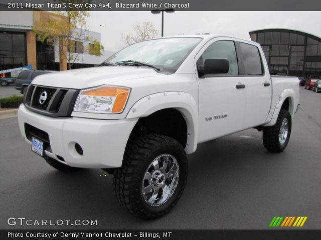 2011 Nissan Titan S Crew Cab 4x4 in Blizzard White