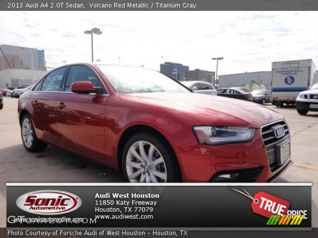 2013 Audi A4 2.0T Sedan in Volcano Red Metallic