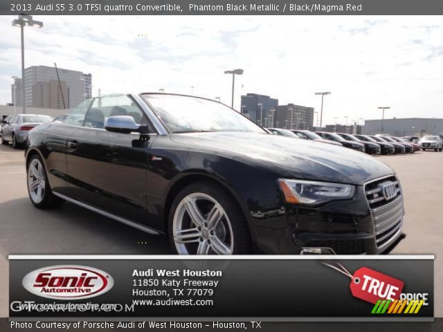 2013 Audi S5 3.0 TFSI quattro Convertible in Phantom Black Metallic