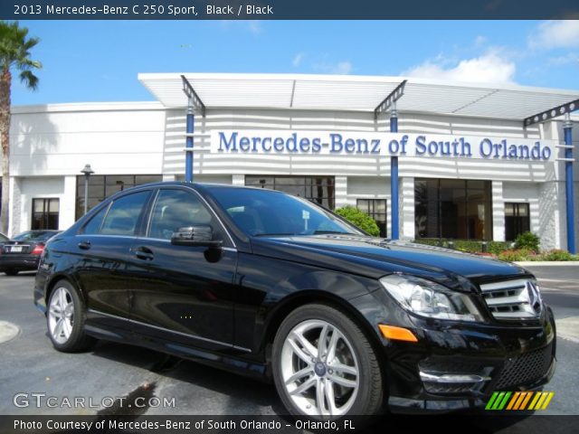 2013 Mercedes-Benz C 250 Sport in Black