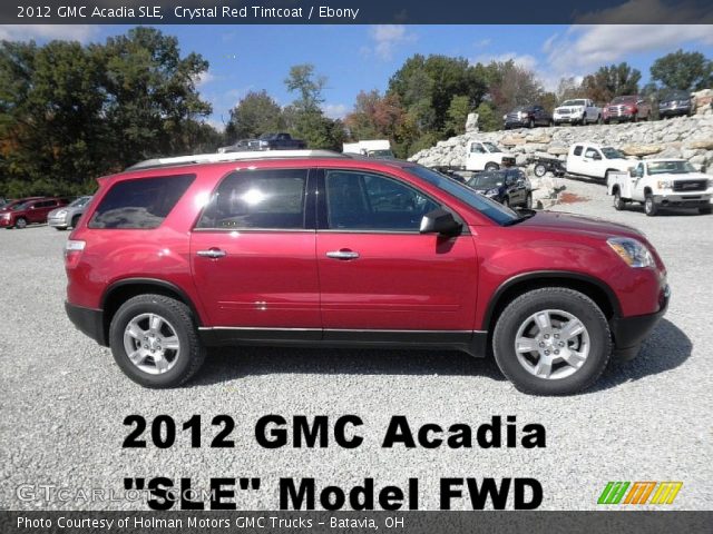 2012 GMC Acadia SLE in Crystal Red Tintcoat
