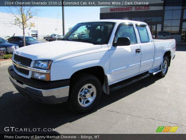 2004 Chevrolet Silverado 1500 LS Extended Cab 4x4 in Summit White