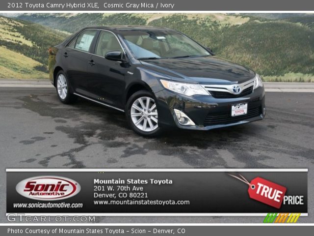2012 Toyota Camry Hybrid XLE in Cosmic Gray Mica