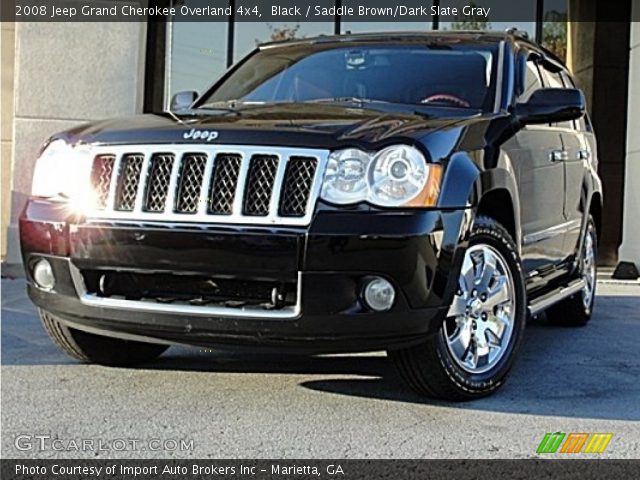 2008 Jeep Grand Cherokee Overland 4x4 in Black