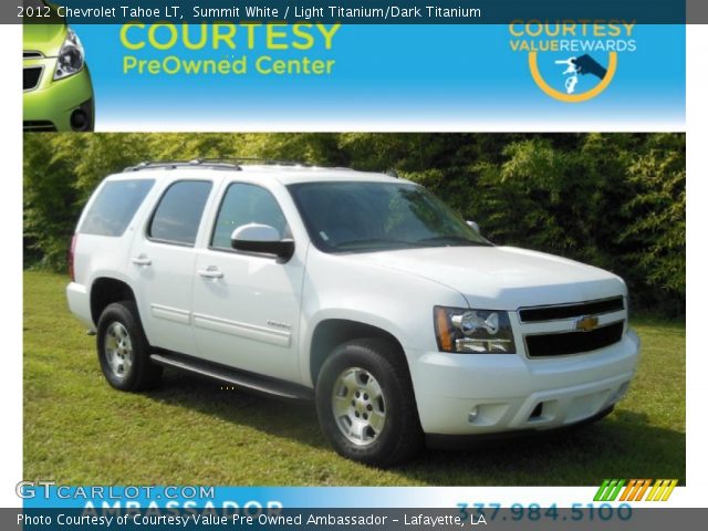 2012 Chevrolet Tahoe LT in Summit White