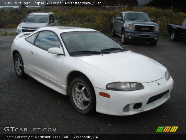 1998 Mitsubishi Eclipse GS Coupe in Northstar White