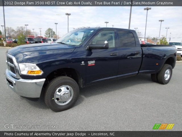 2012 Dodge Ram 3500 HD ST Crew Cab 4x4 Dually in True Blue Pearl