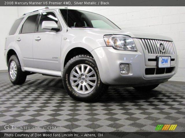 2008 Mercury Mariner V6 Premier 4WD in Silver Metallic