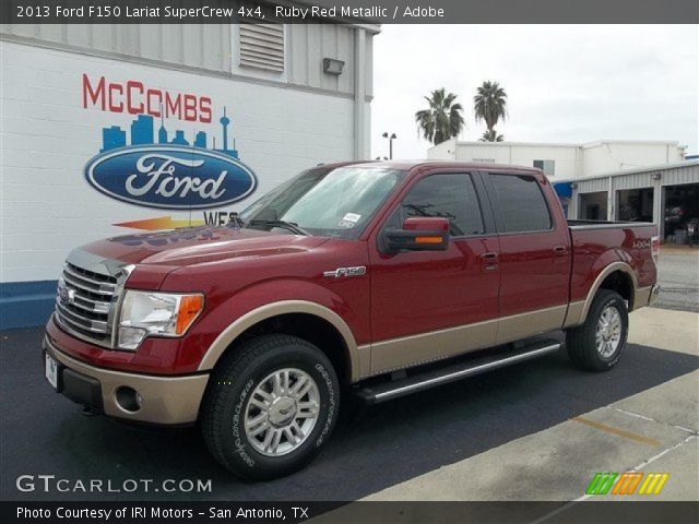 2013 Ford F150 Lariat SuperCrew 4x4 in Ruby Red Metallic