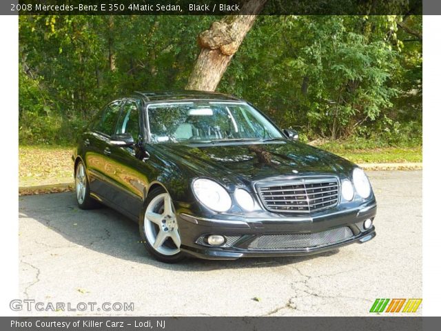 2008 Mercedes-Benz E 350 4Matic Sedan in Black