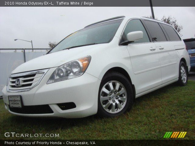 2010 Honda Odyssey EX-L in Taffeta White
