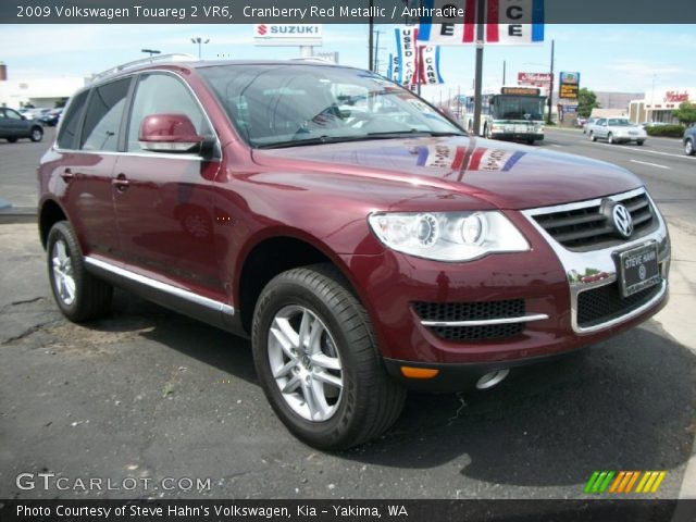 2009 Volkswagen Touareg 2 VR6 in Cranberry Red Metallic
