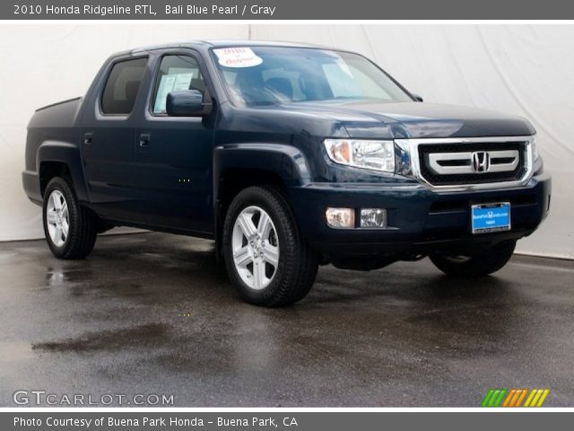 2010 Honda Ridgeline RTL in Bali Blue Pearl