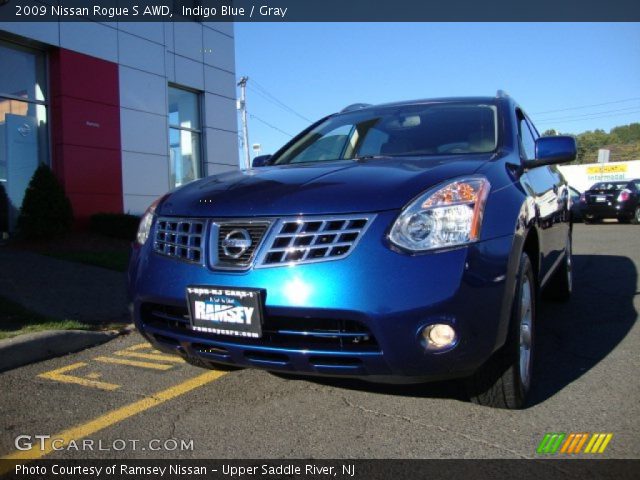 2009 Nissan Rogue S AWD in Indigo Blue