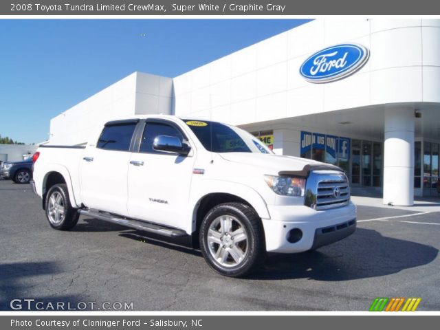 2008 Toyota Tundra Limited CrewMax in Super White