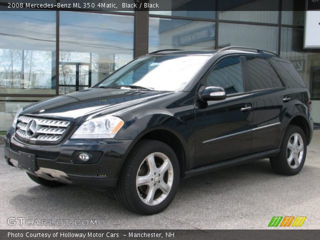2008 Mercedes-Benz ML 350 4Matic in Black