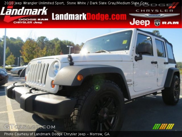 2010 Jeep Wrangler Unlimited Sport in Stone White