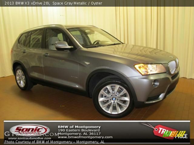 2013 BMW X3 xDrive 28i in Space Gray Metallic