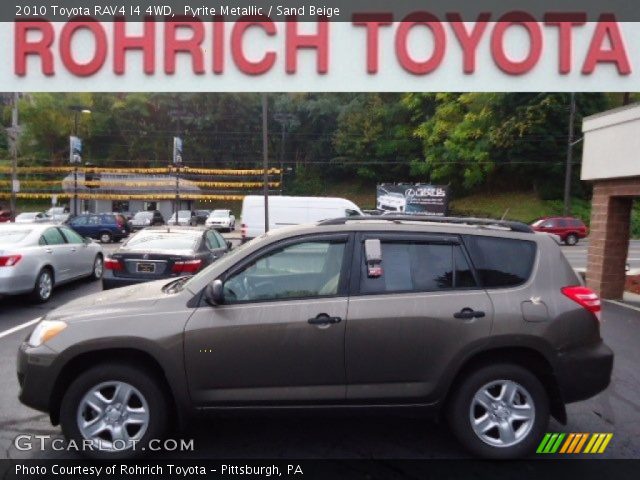 2010 Toyota RAV4 I4 4WD in Pyrite Metallic