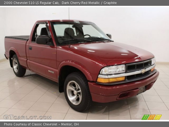 2000 Chevrolet S10 LS Regular Cab in Dark Cherry Red Metallic
