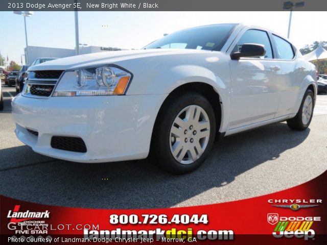 2013 Dodge Avenger SE in New Bright White