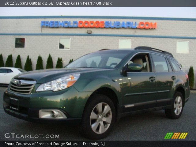 2012 Subaru Outback 2.5i in Cypress Green Pearl