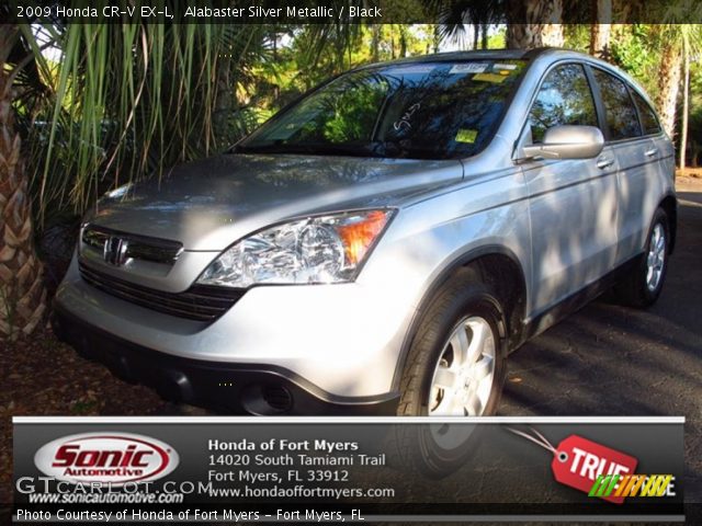 2009 Honda CR-V EX-L in Alabaster Silver Metallic
