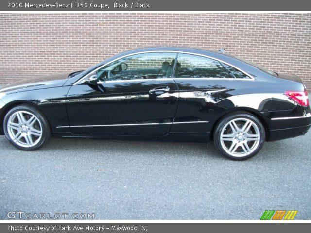 2010 Mercedes-Benz E 350 Coupe in Black