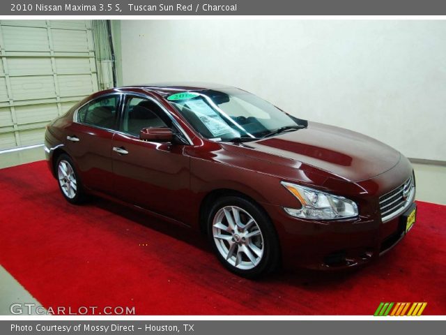 2010 Nissan Maxima 3.5 S in Tuscan Sun Red