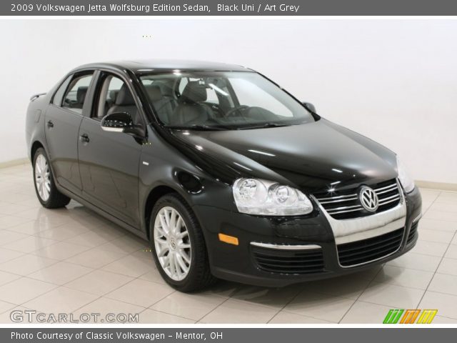 2009 Volkswagen Jetta Wolfsburg Edition Sedan in Black Uni