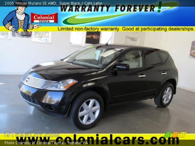 2005 Nissan Murano SE AWD in Super Black