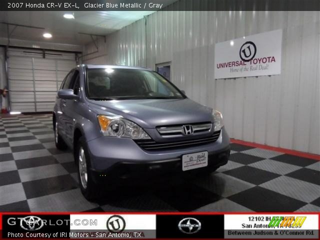 2007 Honda CR-V EX-L in Glacier Blue Metallic