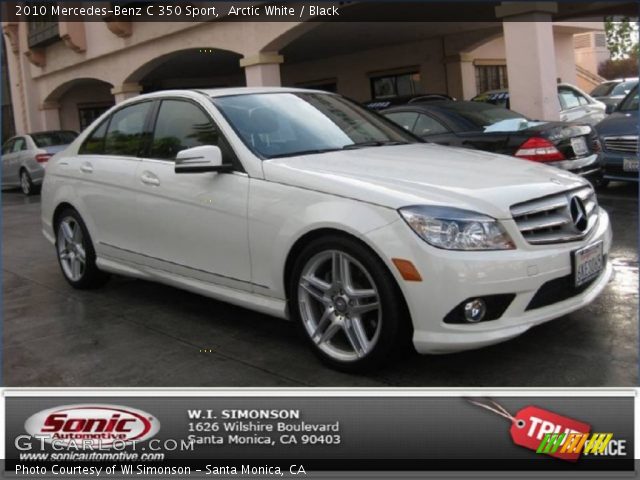 2010 Mercedes-Benz C 350 Sport in Arctic White