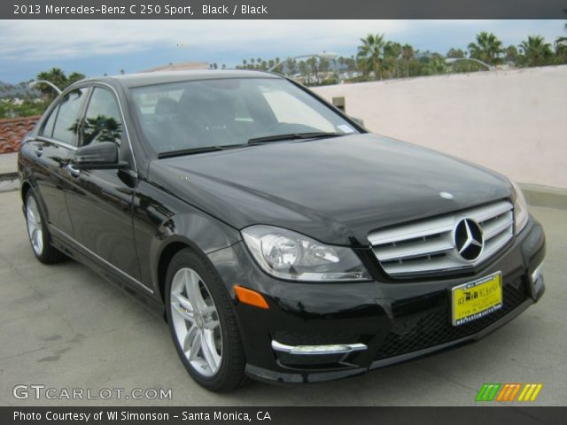 2013 Mercedes-Benz C 250 Sport in Black