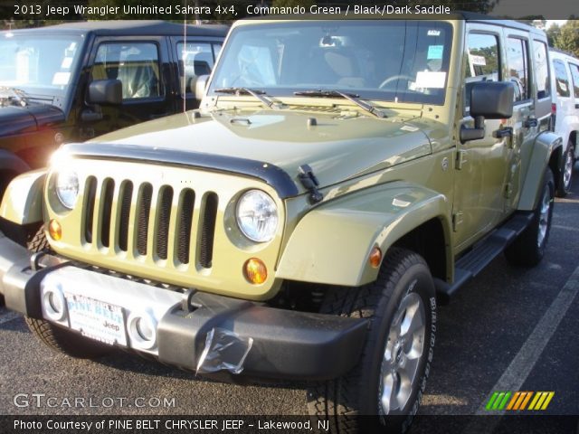 2013 Jeep Wrangler Unlimited Sahara 4x4 in Commando Green