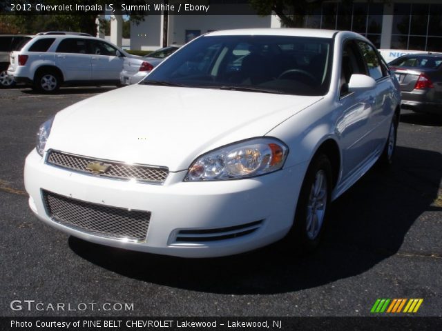 2012 Chevrolet Impala LS in Summit White